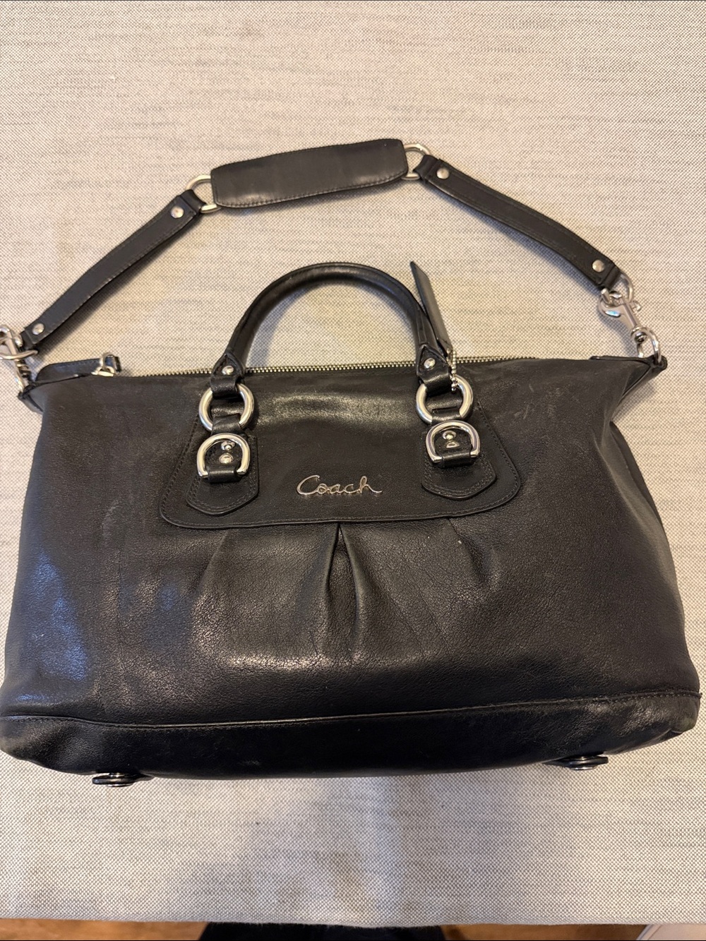 Vintage Coach Black Ashley G1049-F15445